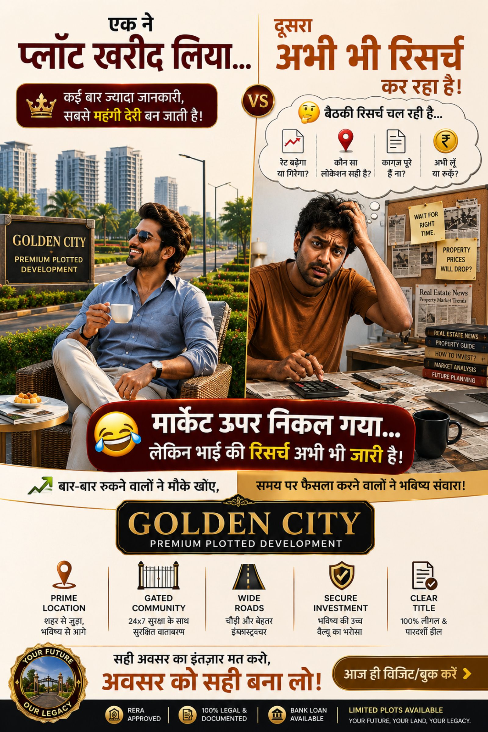 GOLDEN CITY for sale in Aligarh Palwal, Jewar — Three60 Ventures — photo 3