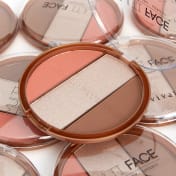Paleta Multi Face Blush, Iluminador e Contorno - Vivai