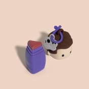 Blush Berêstick 3 em 1- Ross Friends - QDB