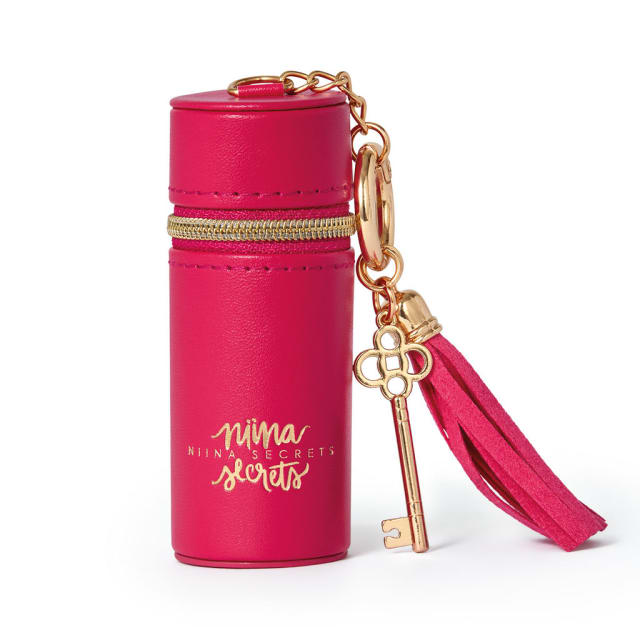 Porta batom Charm Pink Secrets - Niina Secrets