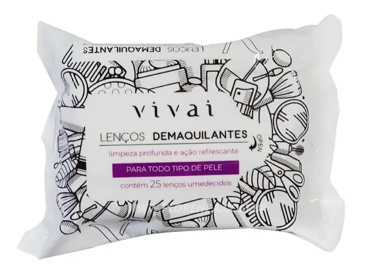 Lenço demaquilante - Vivai