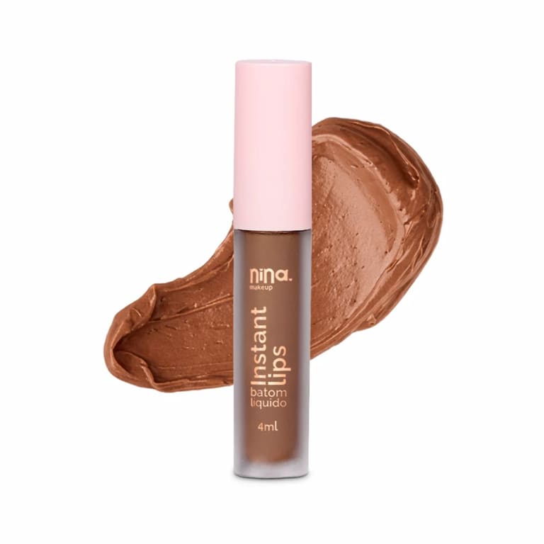 Batom Líquido Matte Doce Desejo - Nina Makeup