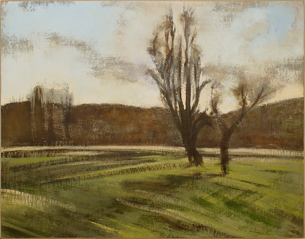 huile sur bois de Noémi Adda