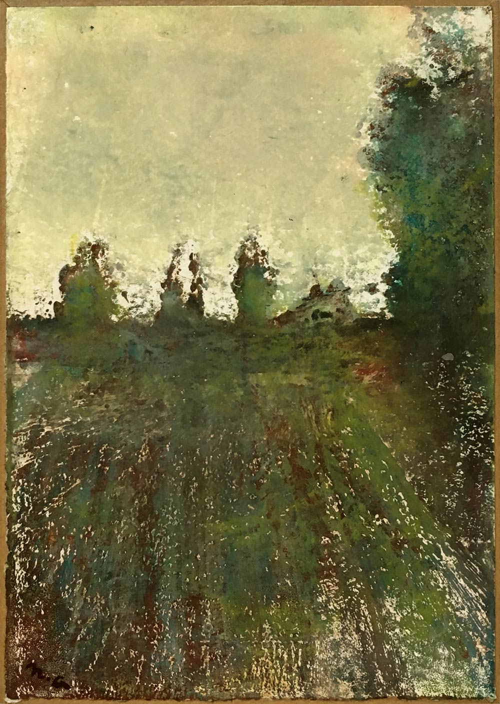 huile et pastel de Noémi Adda