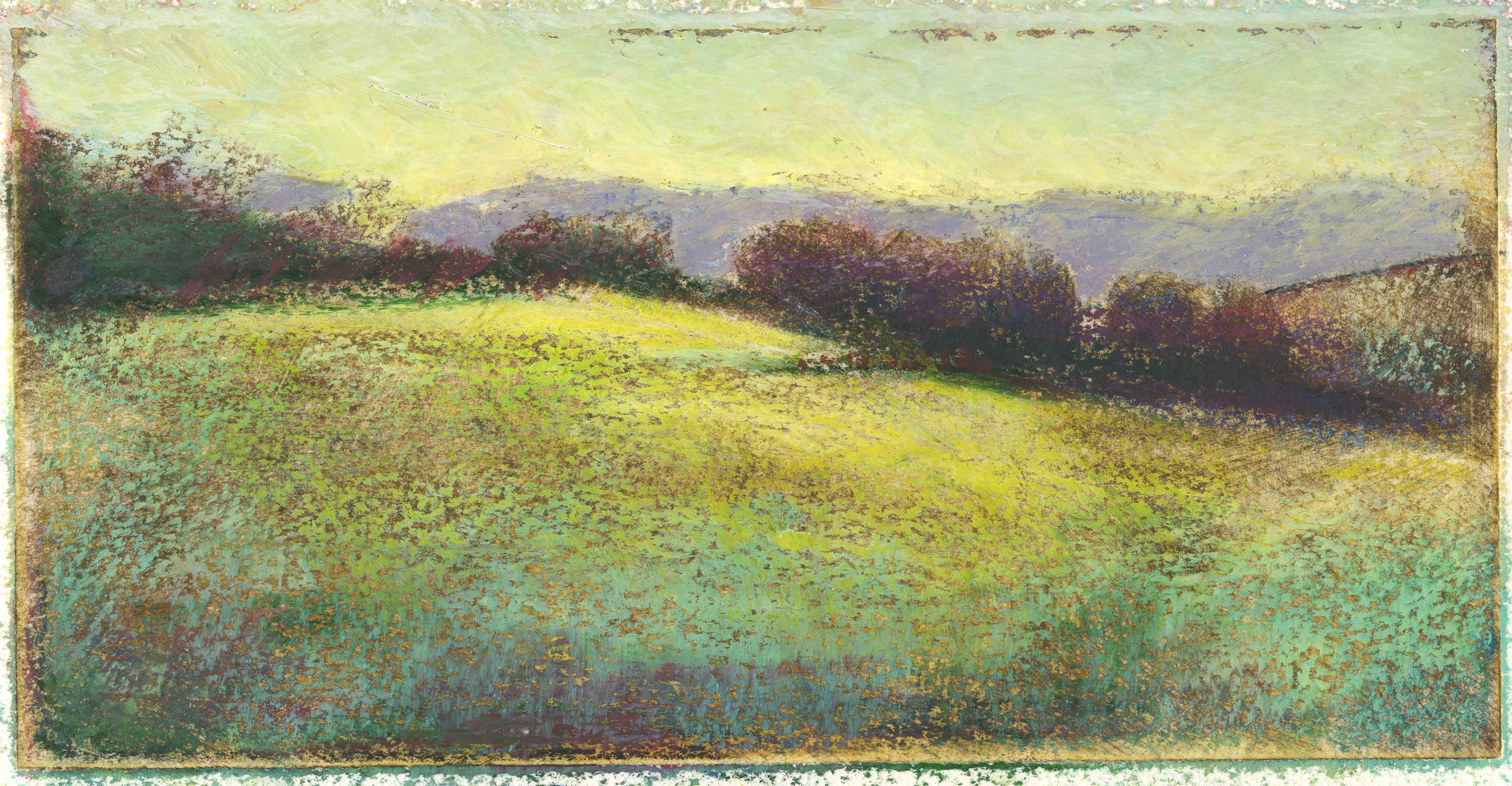 monotype et pastel à l'huile de Noémi Adda