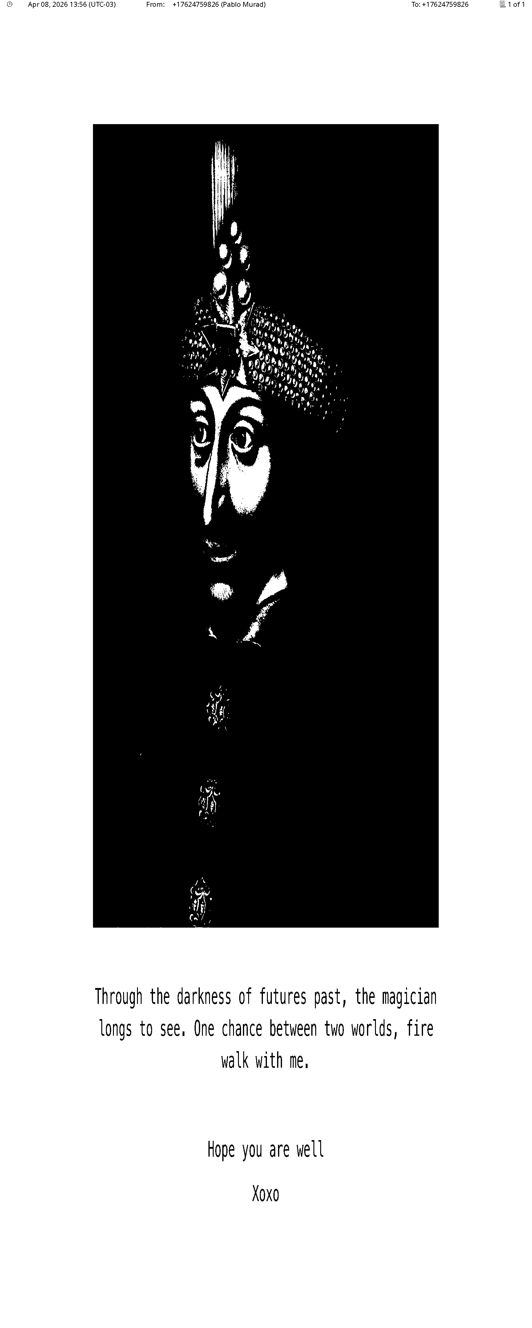 Fax — Unknown sender