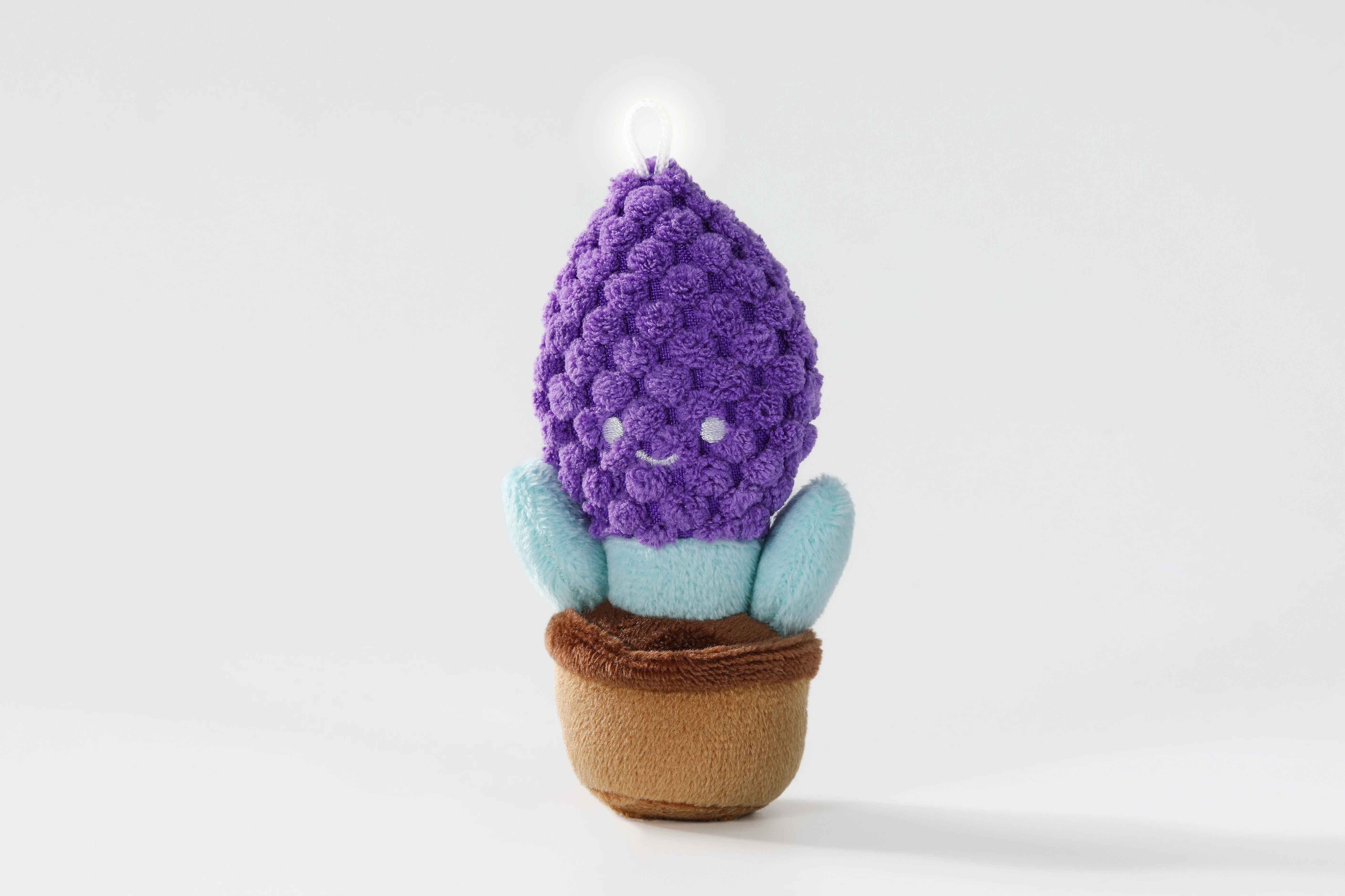 10 CM Potted Plant Plush Keychain (Hyacinth)