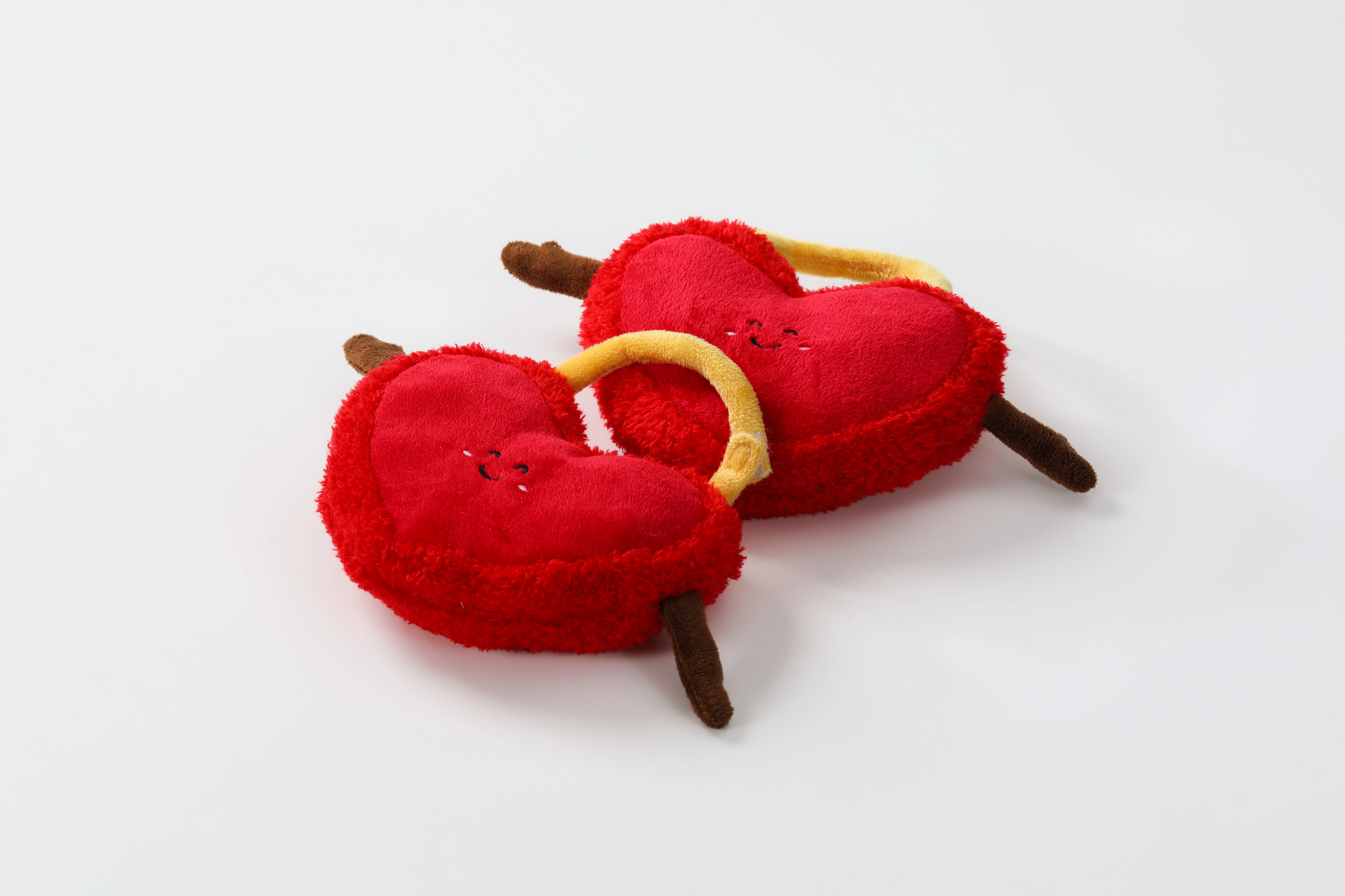 10 CM Connected Heart Plush Toy Assortment (Double Hearts)