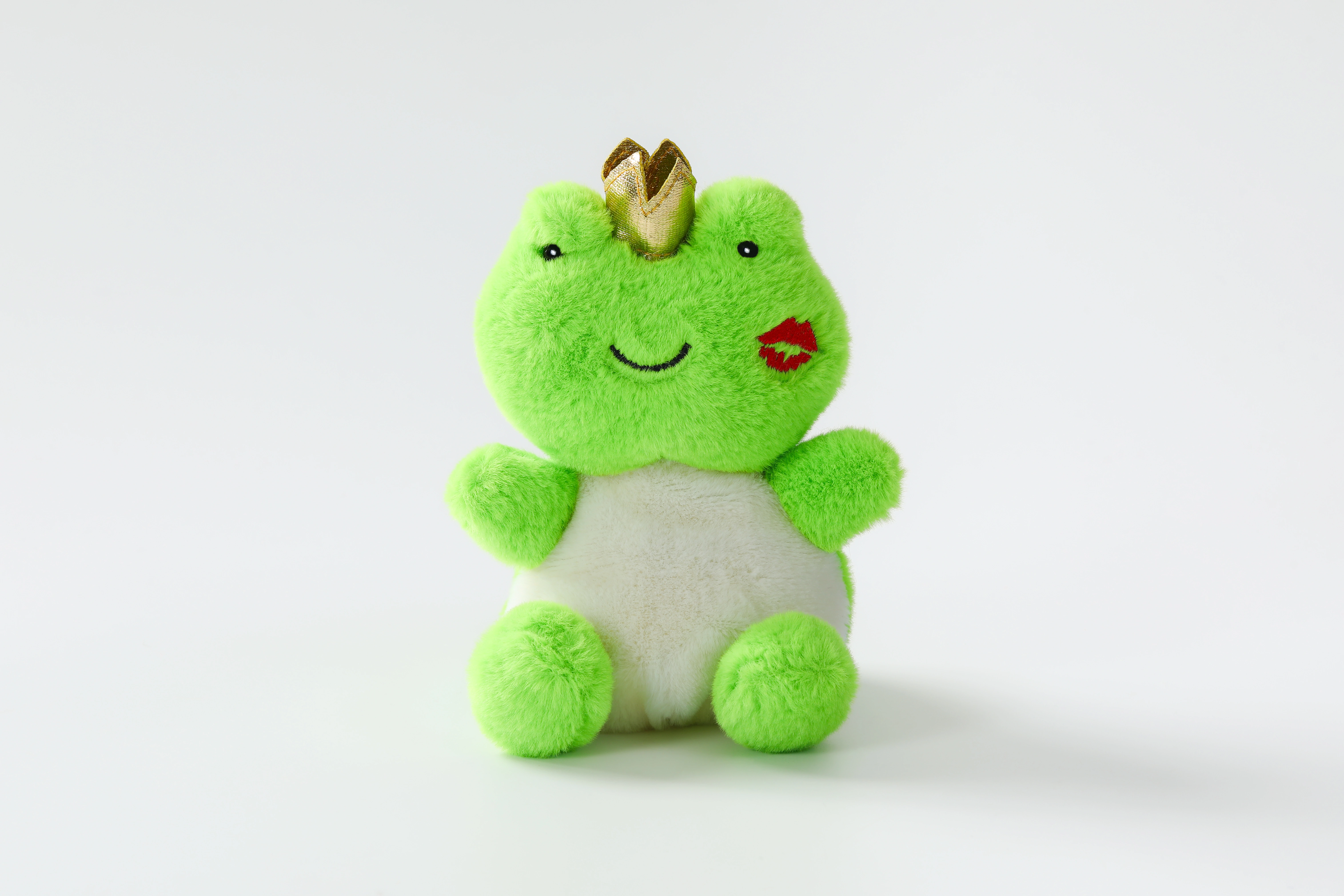 13cm Frog Prince Plush with Crown