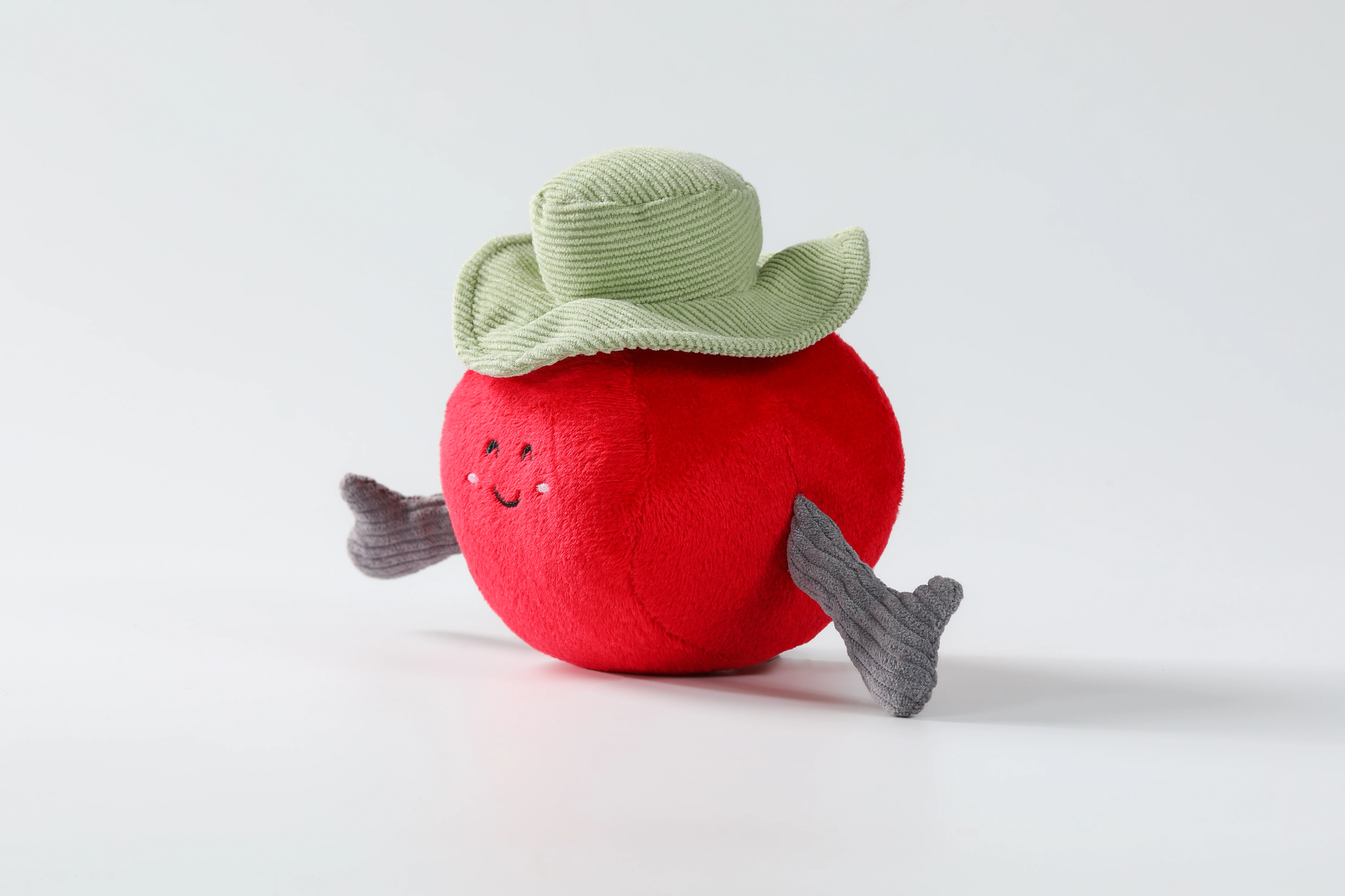 7cm Custom Apple Plush Keychain