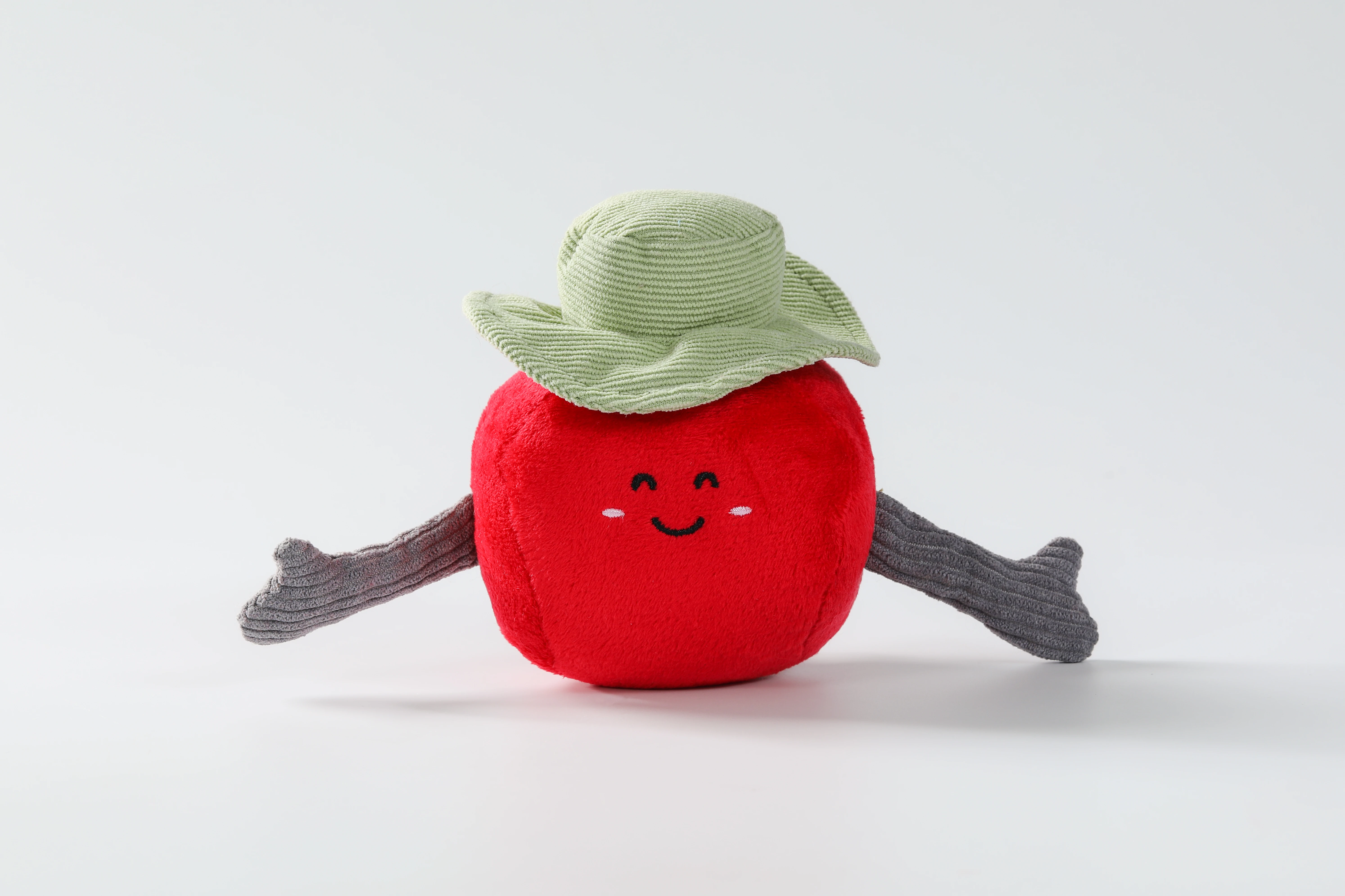 7cm Custom Apple Plush Keychain