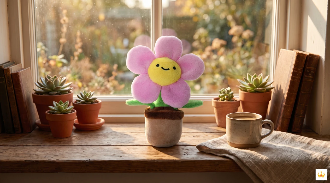 15cm/10cm Wild Rose plush Keychain Real Images