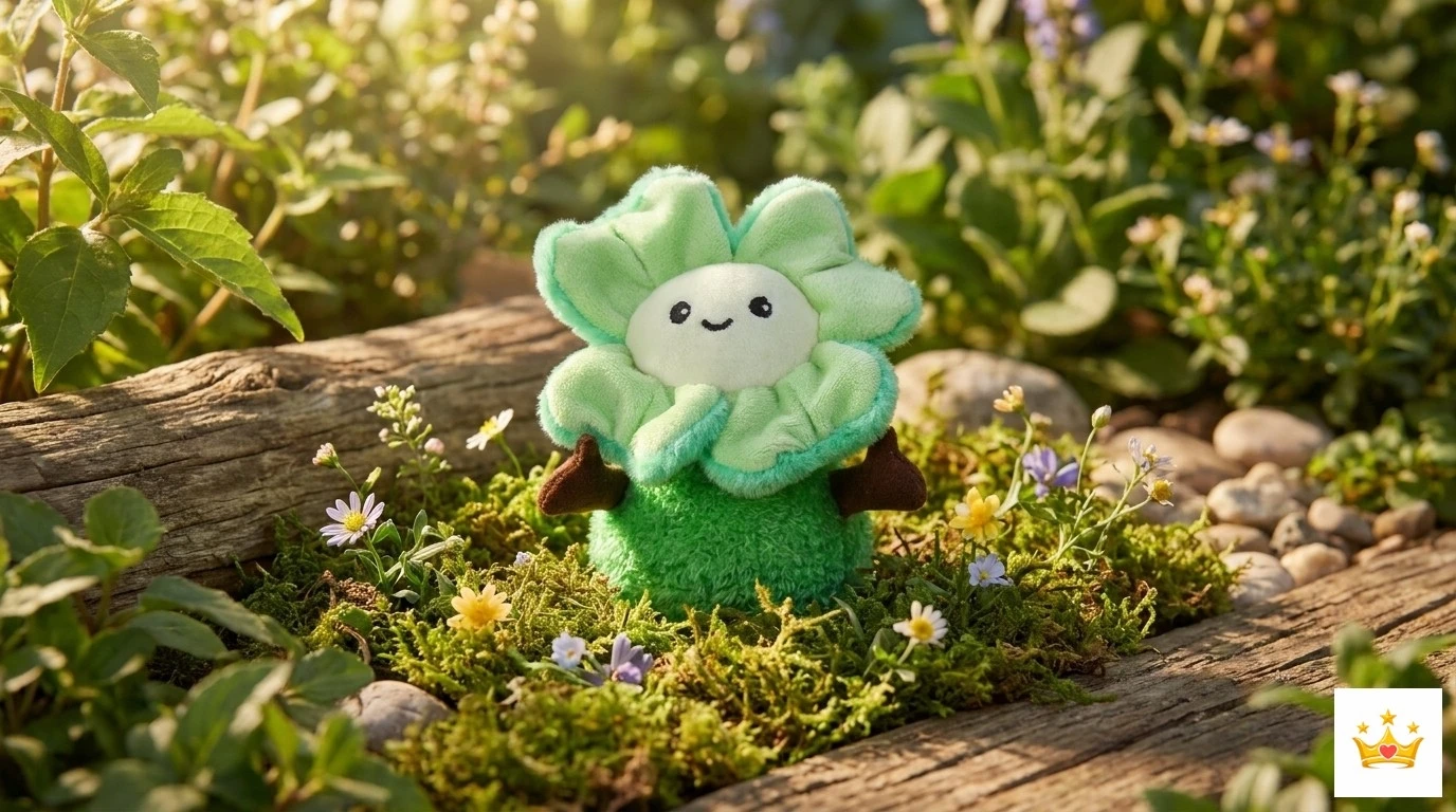 16cm Succulent plush Keychain Real Images