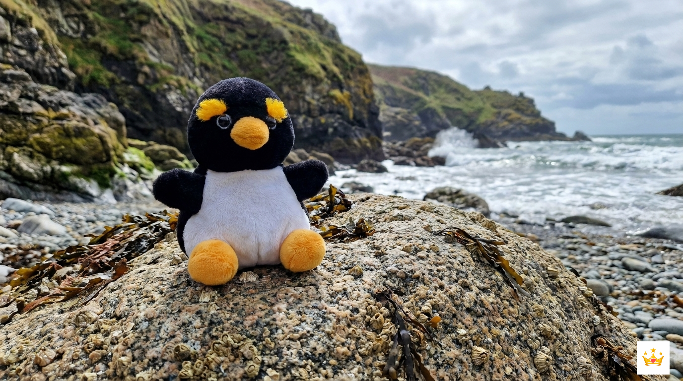 14cm Rockhopper Penguin Real Images