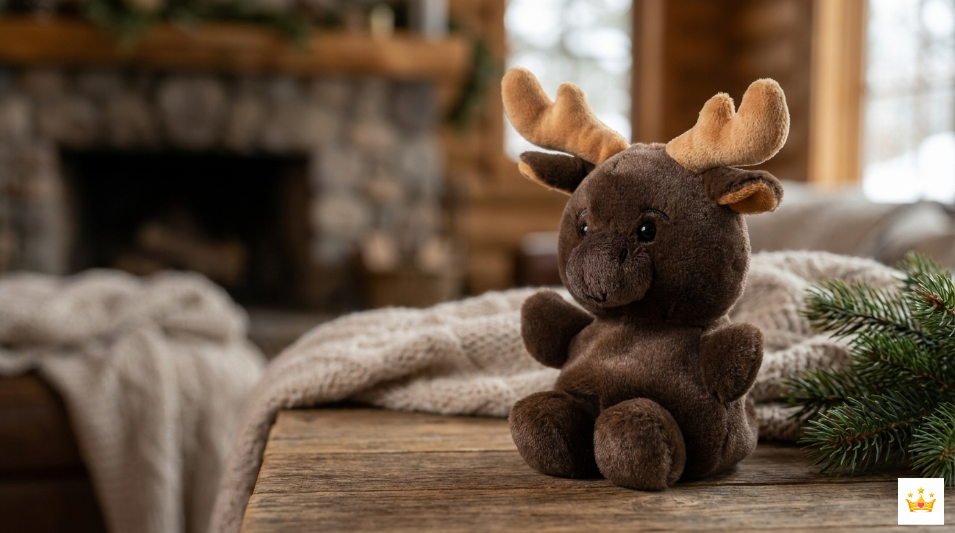 14CM Custom Moose Plush Toy Real Images