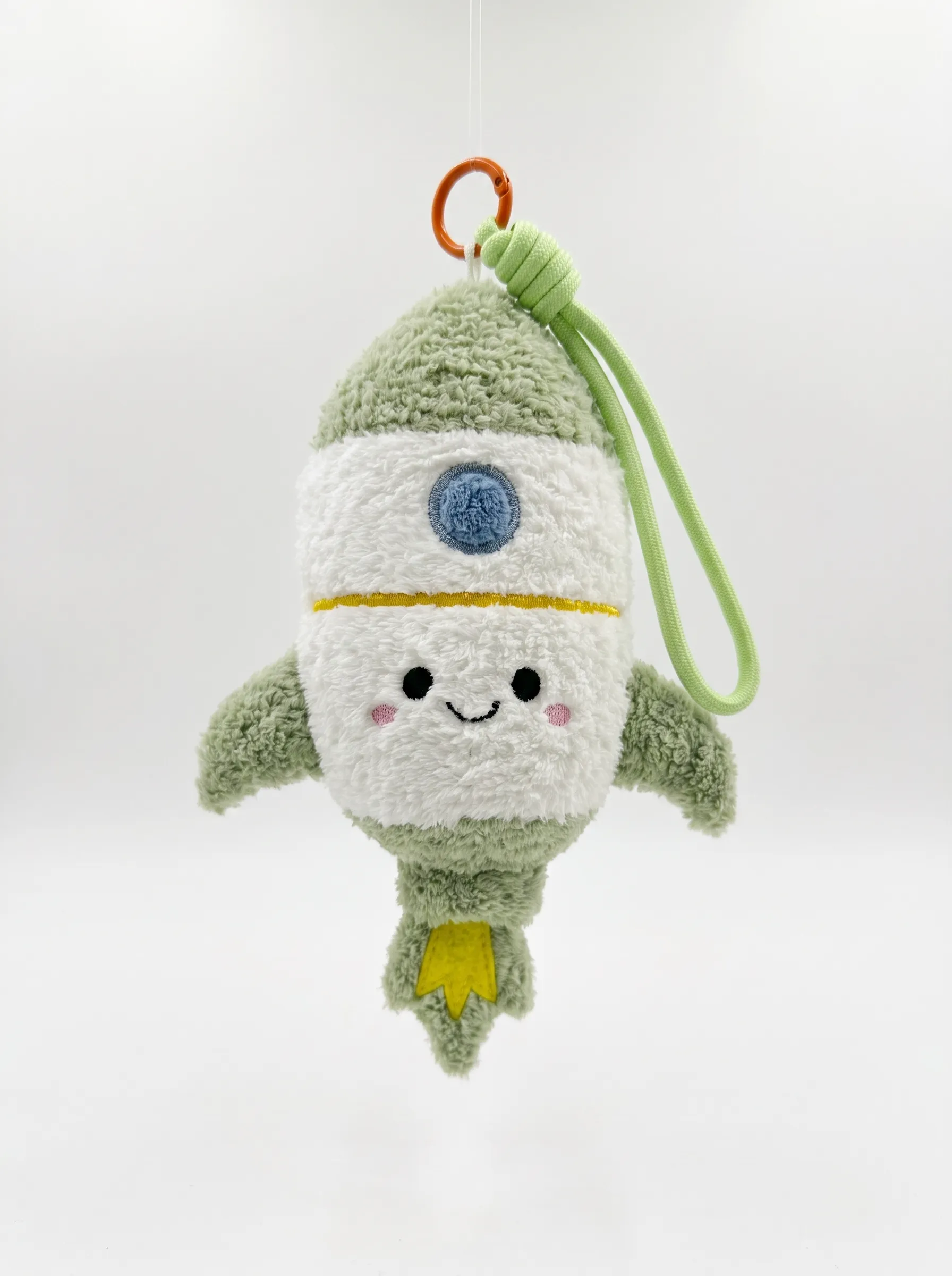 20cm Rocket Plush Keychain
