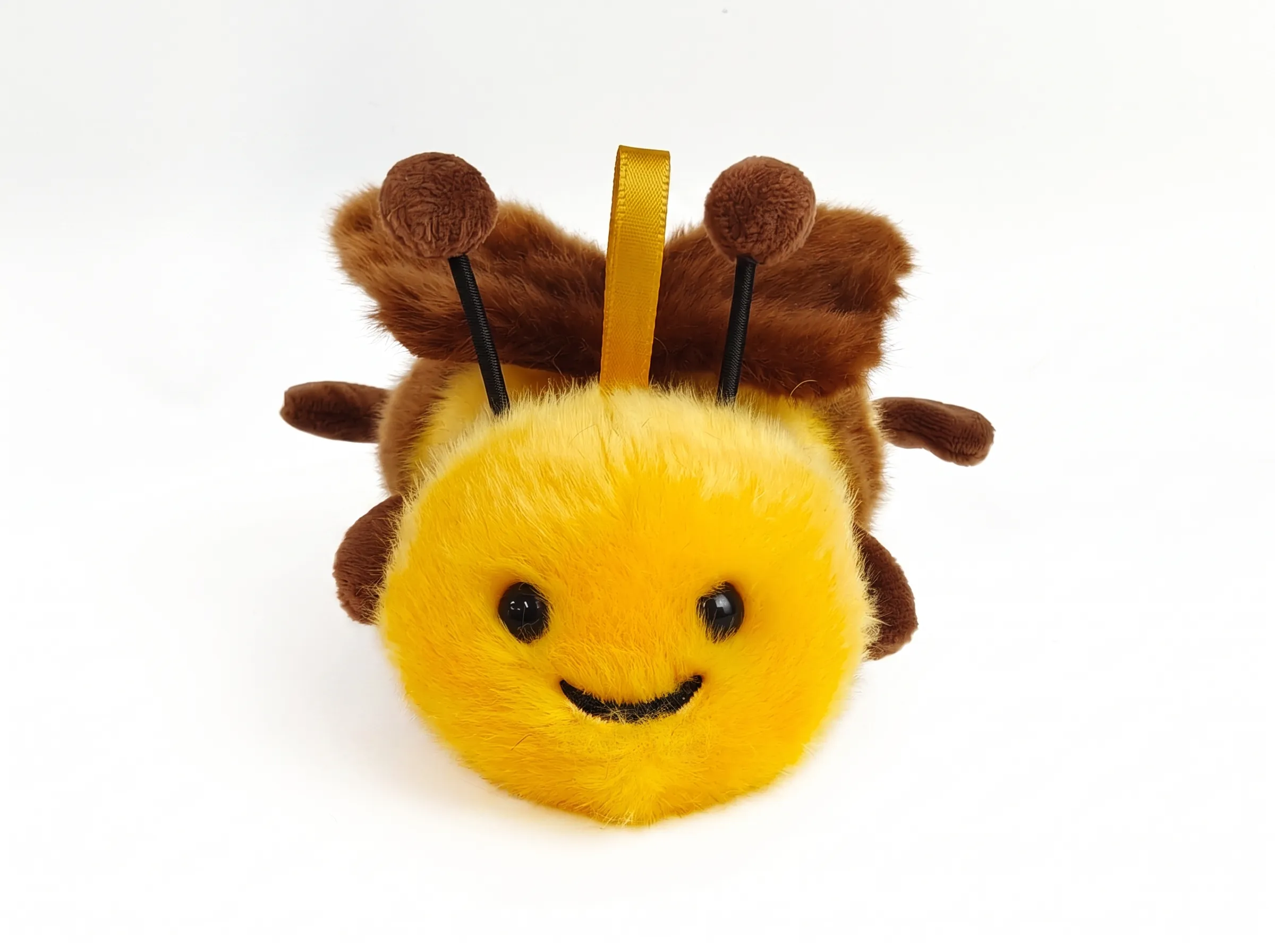 12cm Bumblebee Plush Keychain
