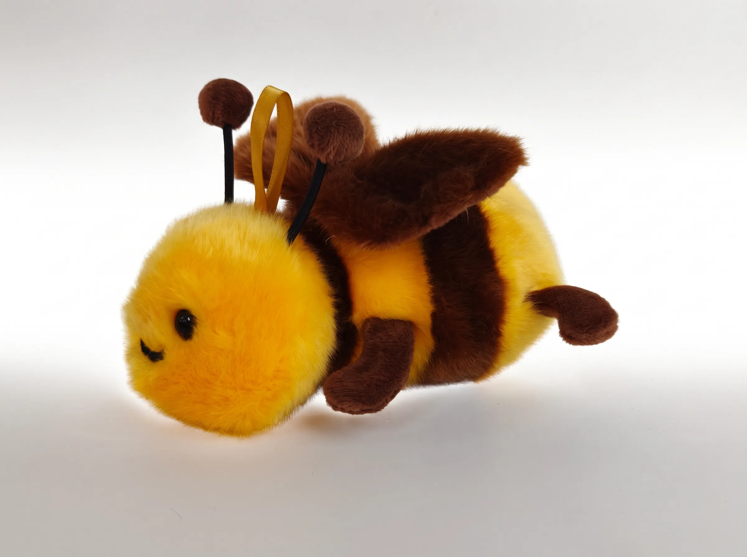 12cm Bumblebee Plush Keychain