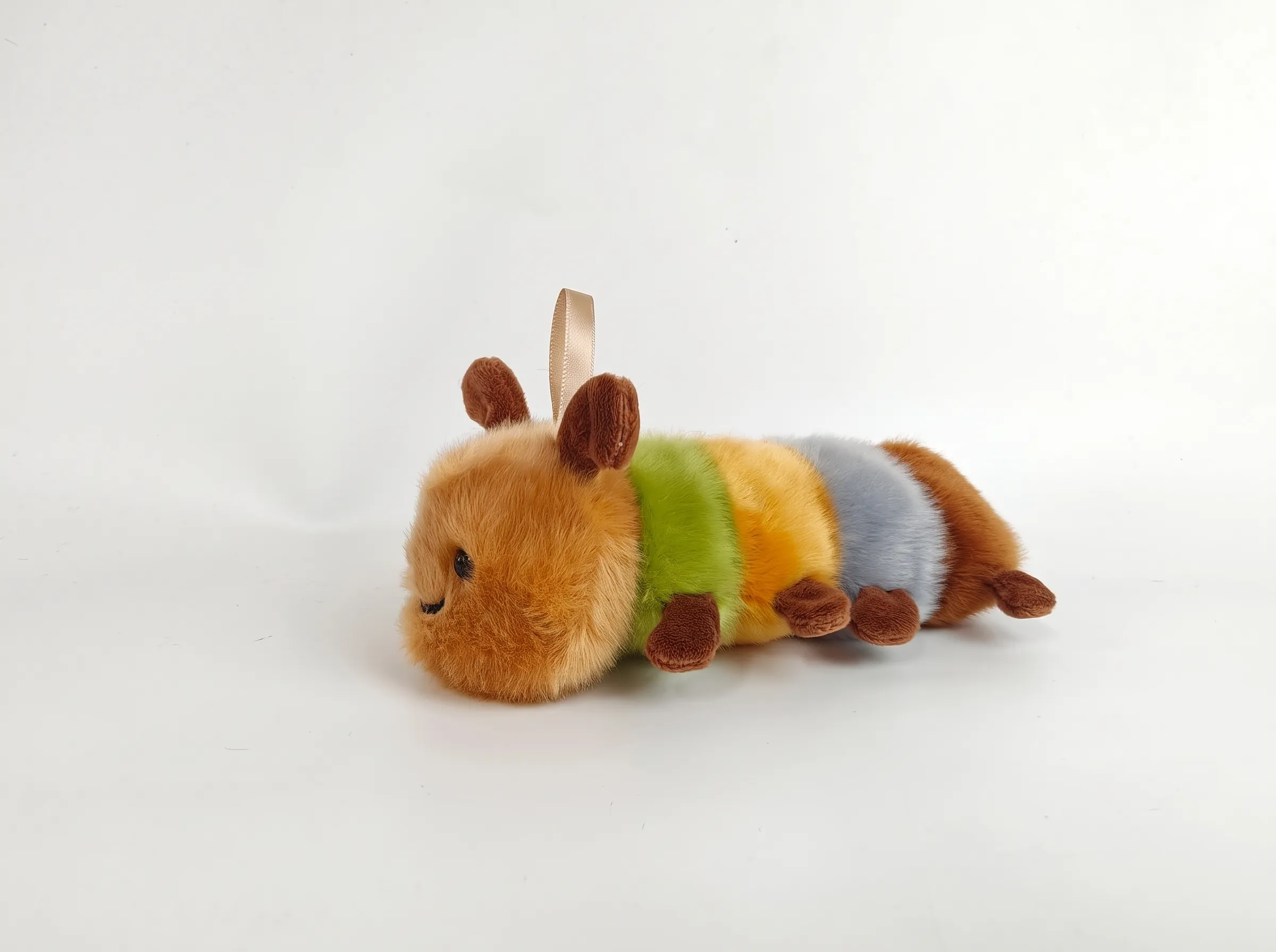 15cm Caterpillar Plush Keychain