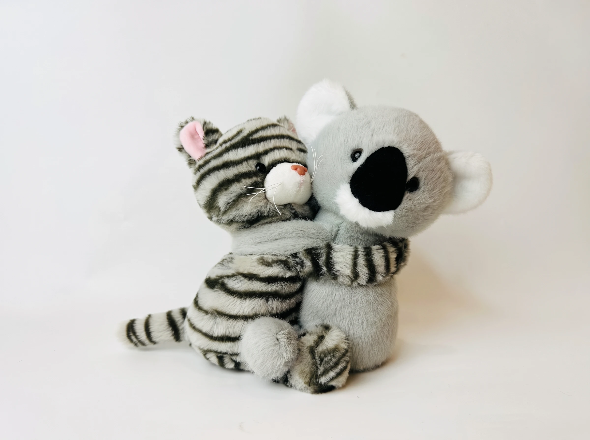 20cm Cat & Koala Hugging Plush