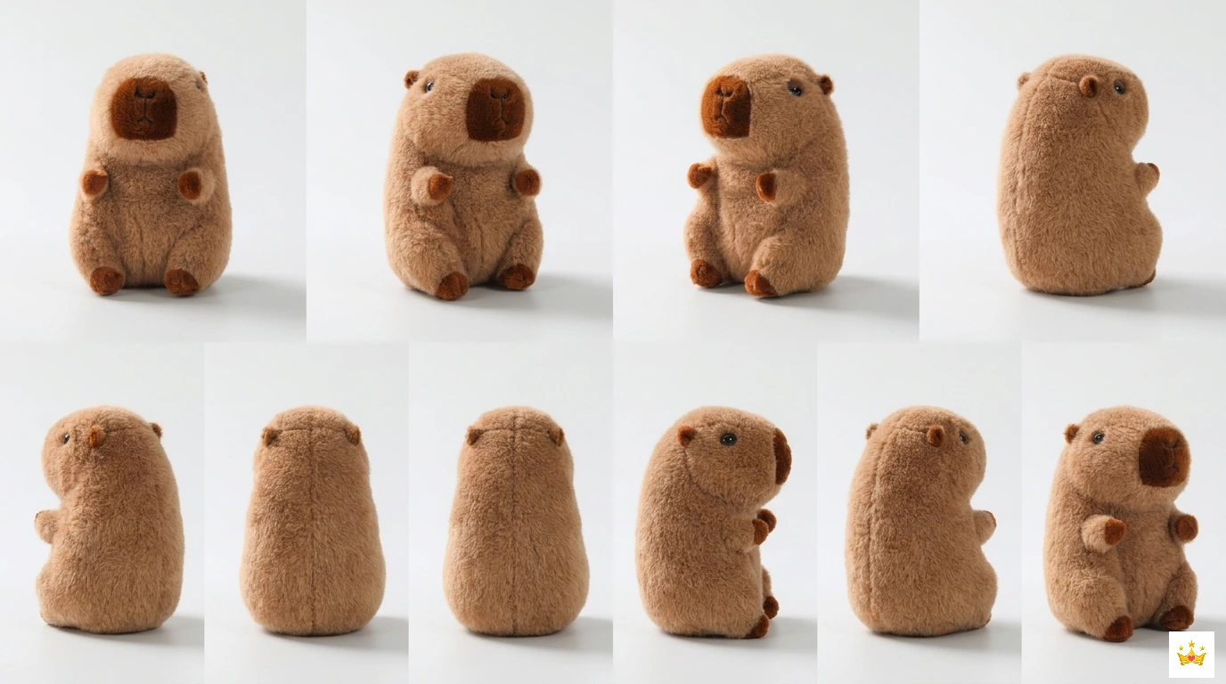 18cm Capybara Plush Real Images