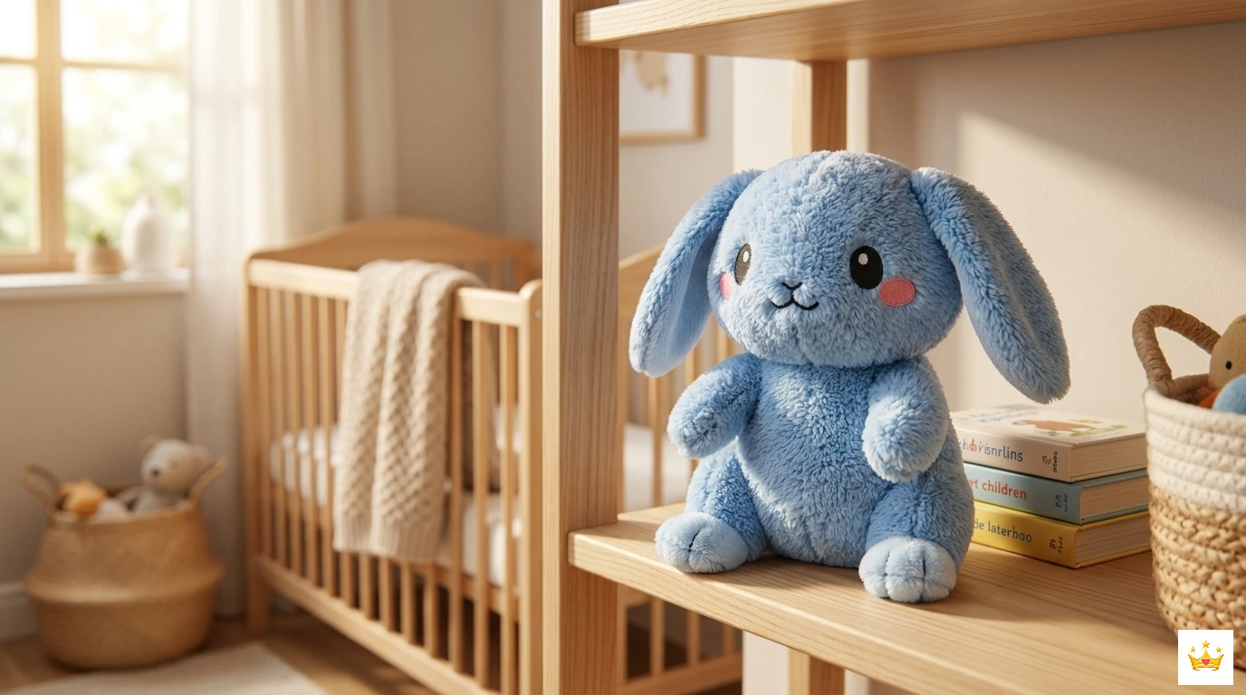13cm Blue Bunny Plush Real Images