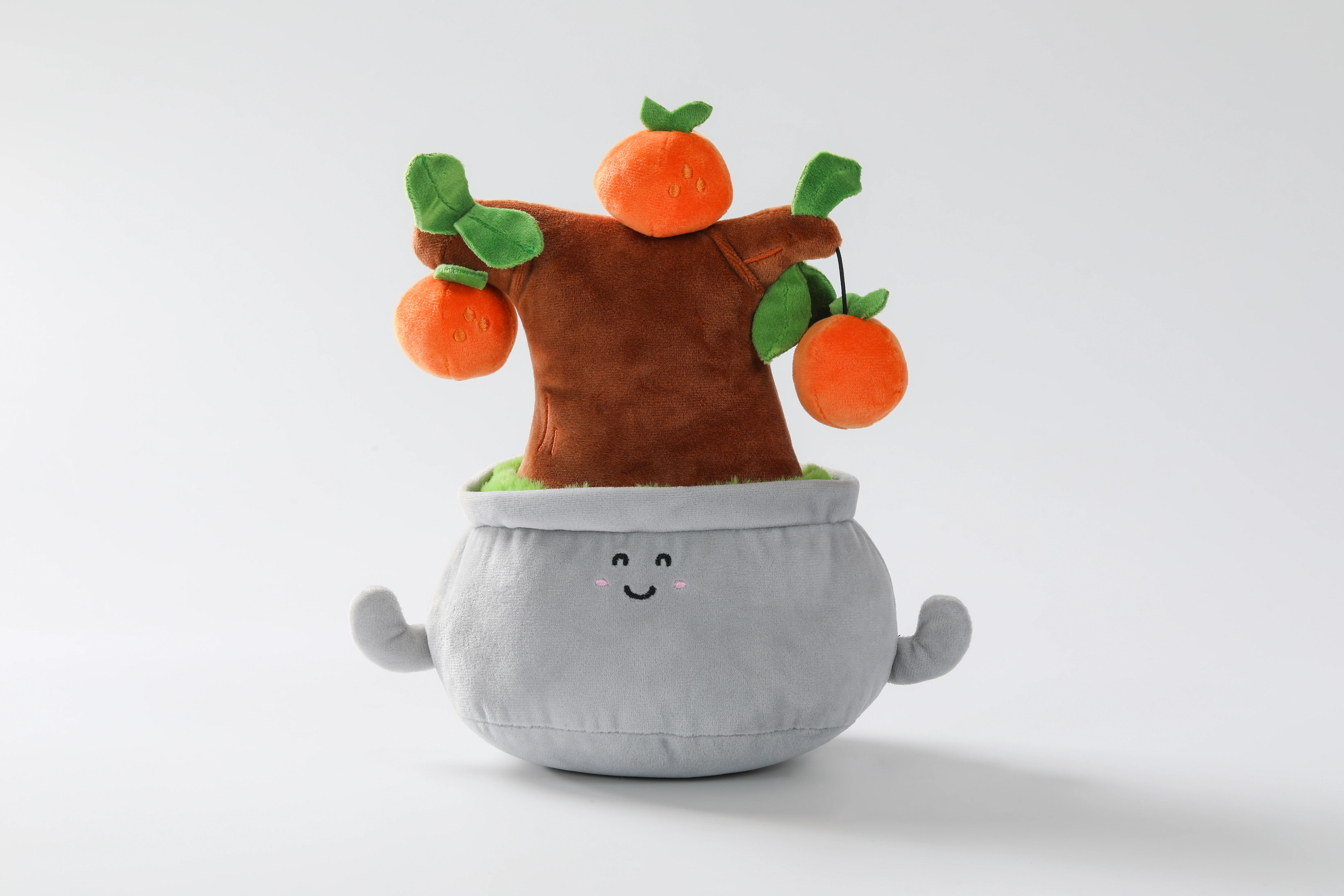 22cm Smiling Persimmon Plush Plants