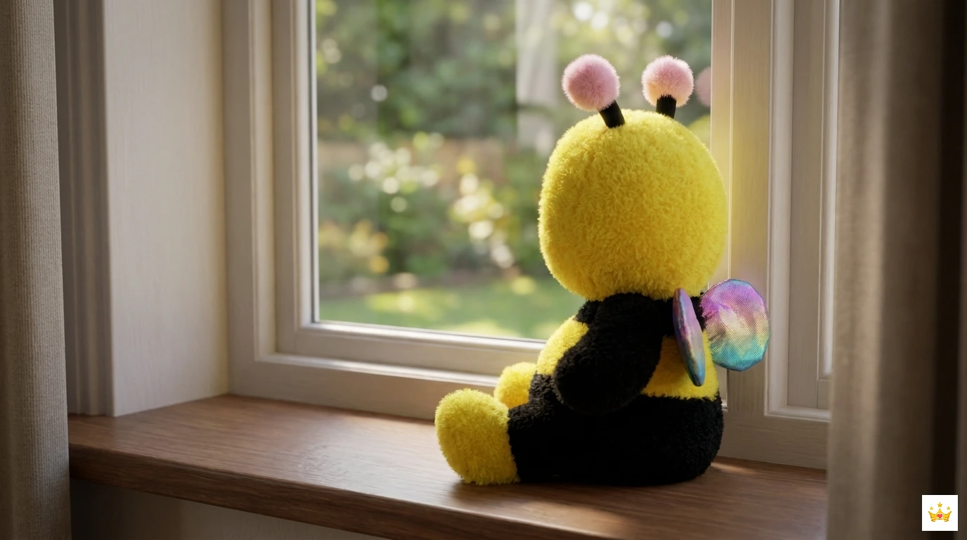 20cm Queeny Bee Plush Real Images