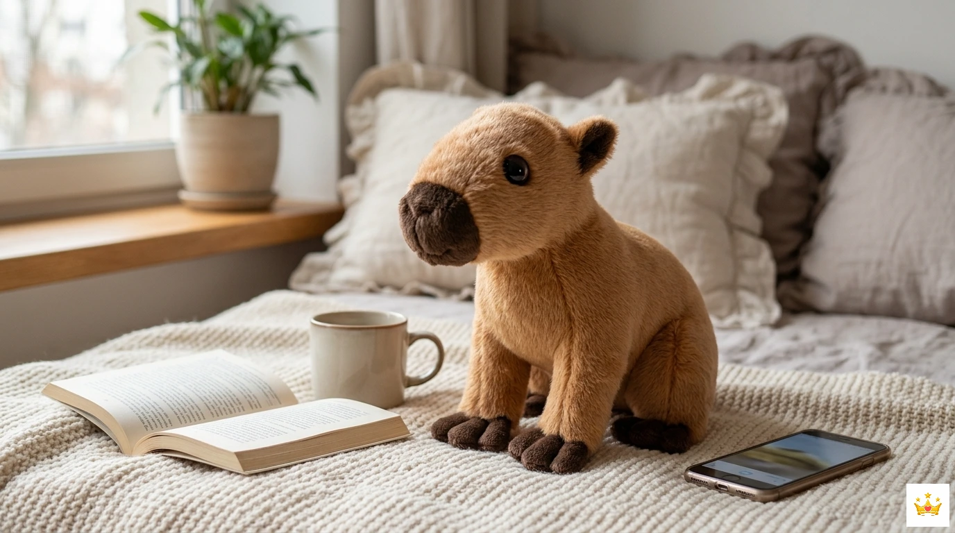 20cm Capybara Plush Real Images