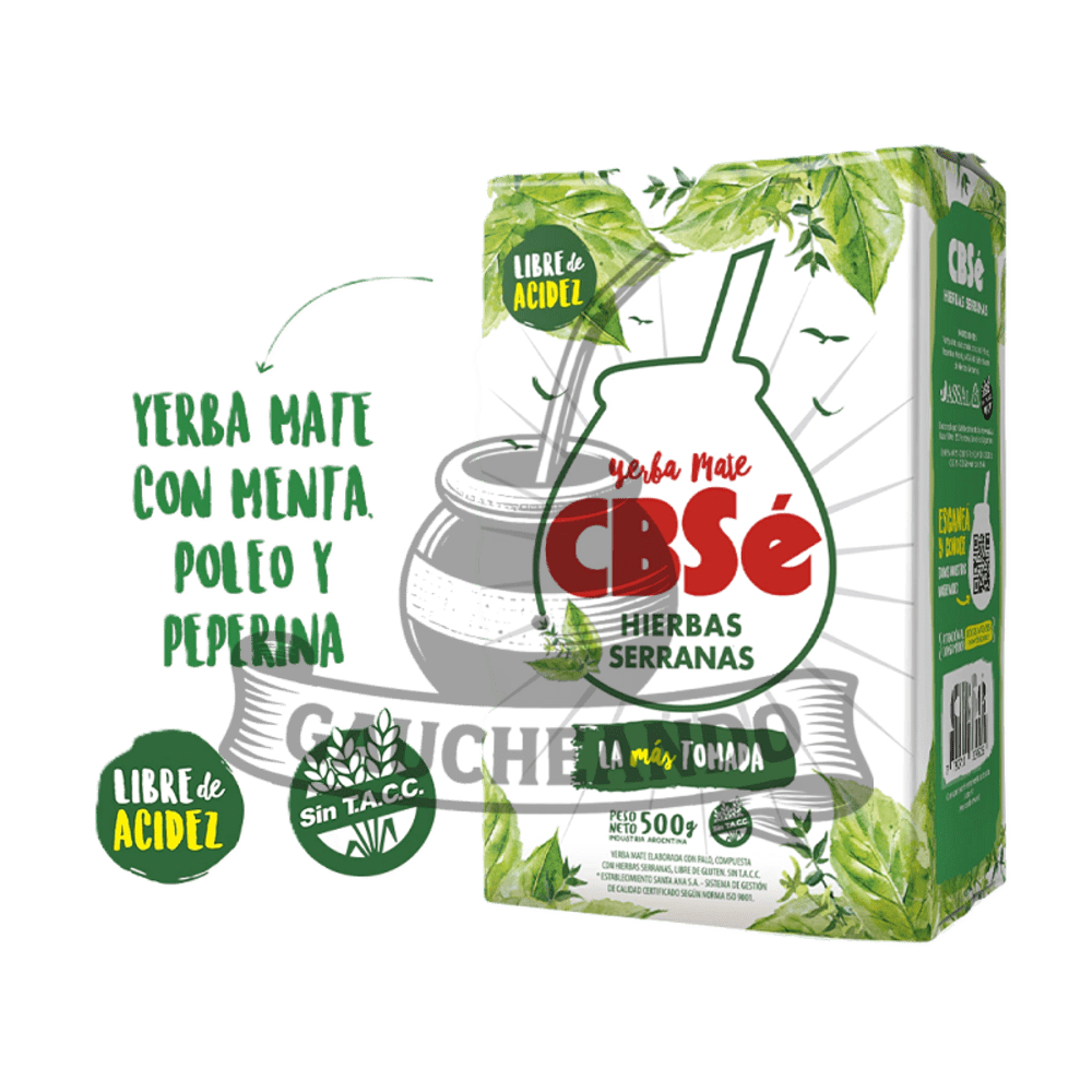 CBSé Yerba Mate with mountain herbs 500g