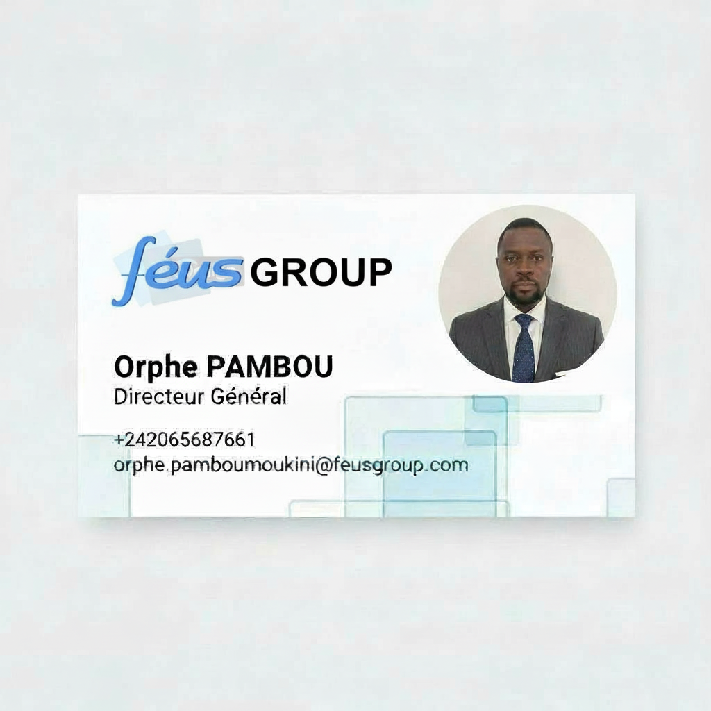 Carte de visite du directeur de Feus Group