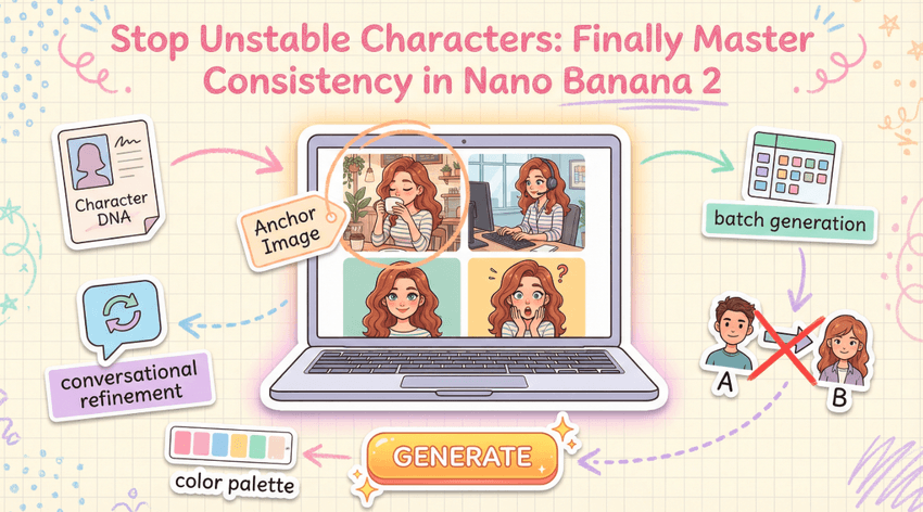 Stop Unstable Characters: Finally Master Consistency in Nano Banana 2