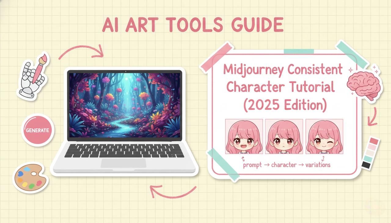 Midjourney Consistent Character Tutorial (2025 Edition)