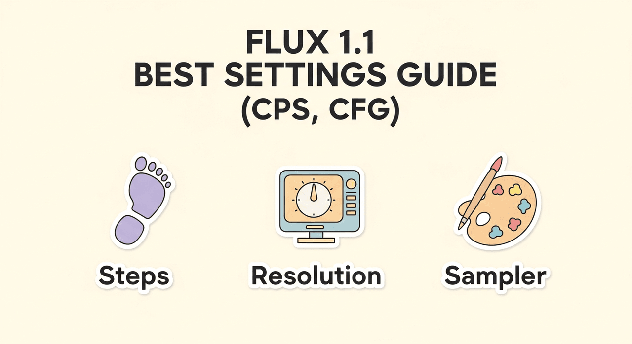 Flux 1.1 Best Settings Guide (Steps, CFG, Resolution, Sampler)