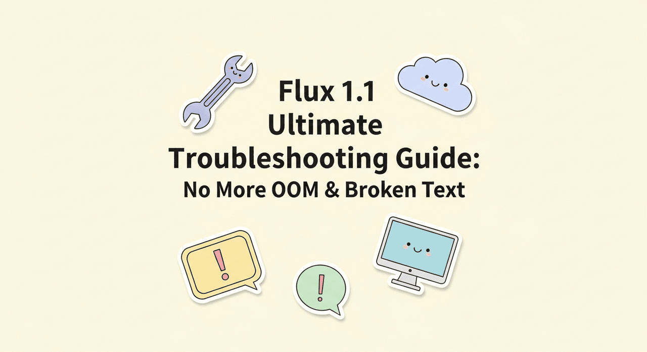 Flux 1.1 Ultimate Troubleshooting Guide: No More OOM & Broken Text