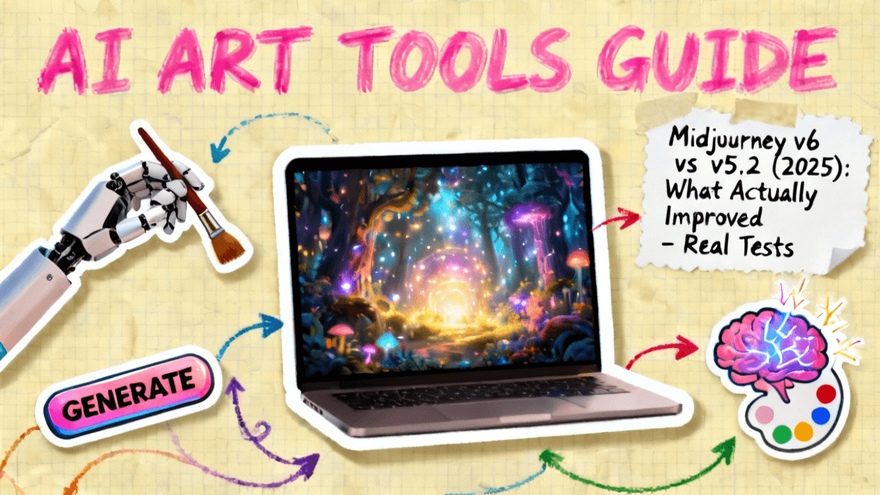 Midjourney v6 vs v5.2 (2025): What Actually Improved – Real Tests