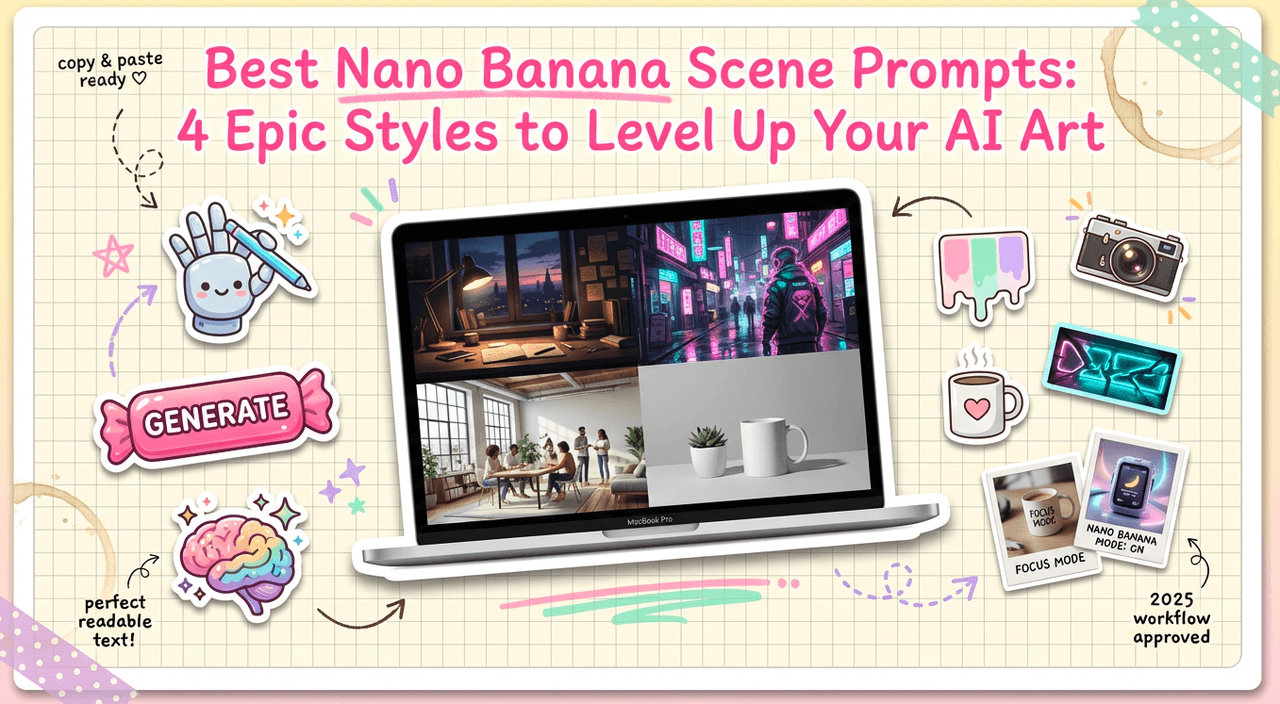 Best Nano Banana Scene Prompts: 4 Styles to Elevate Your AI Art
