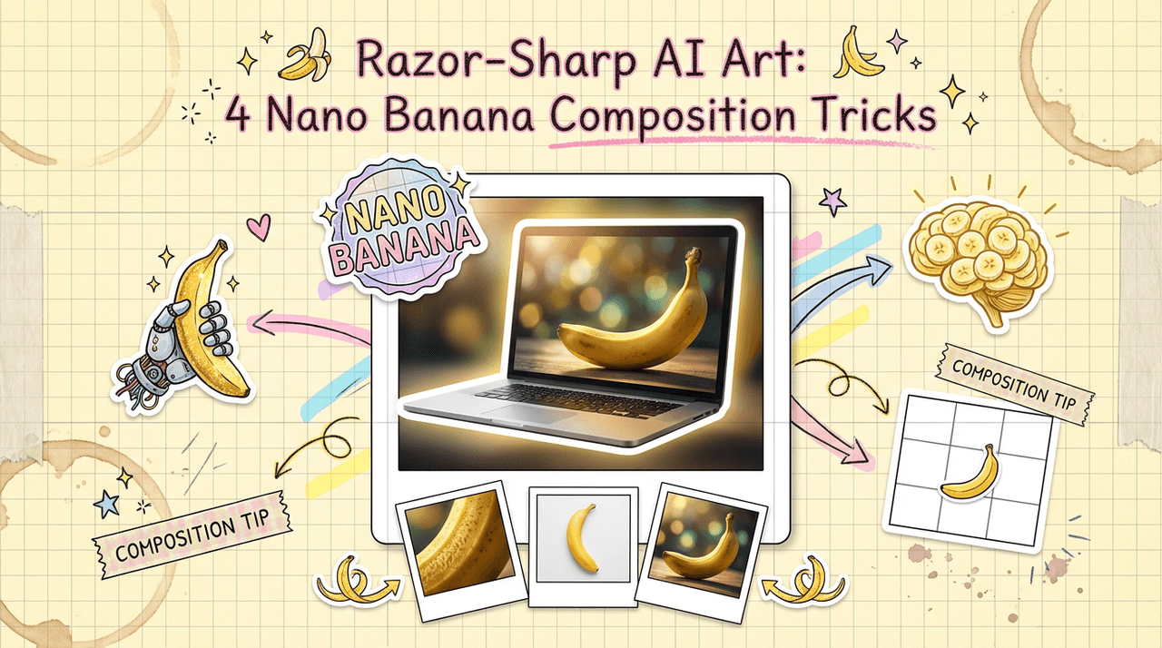 Razor-Sharp AI Art: 4 Nano Banana Composition Tips