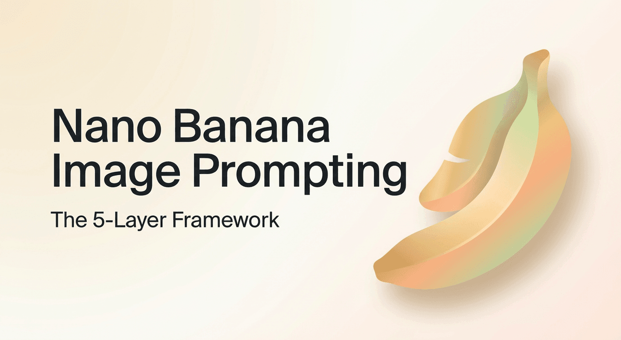 Nano Banana Image Prompting: The 5-Layer Framework