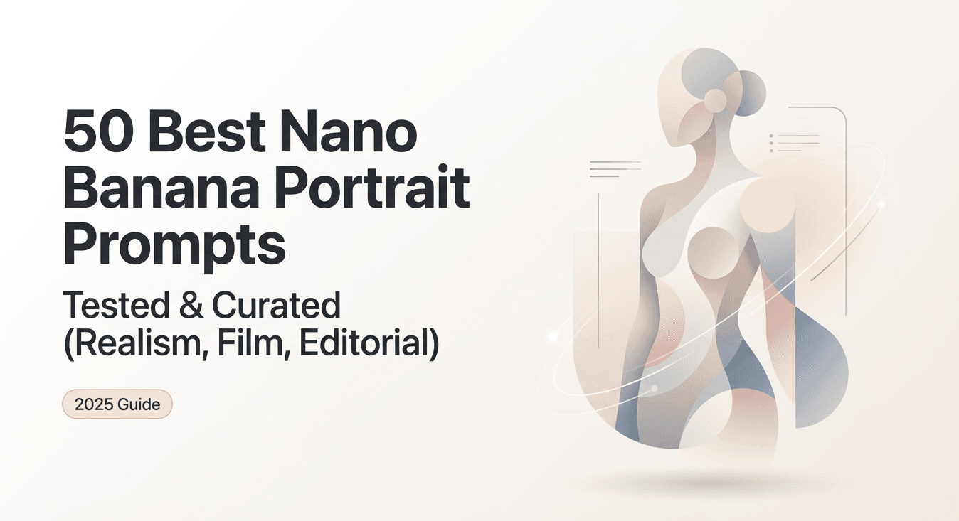 50 Best Nano Banana Portrait Prompts: Tested & Curated (Realism, Film, Editorial)