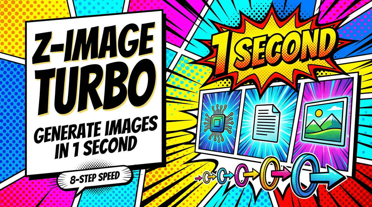 Z-Image Turbo: Generate Images in 1 Second (8-Step Speed)