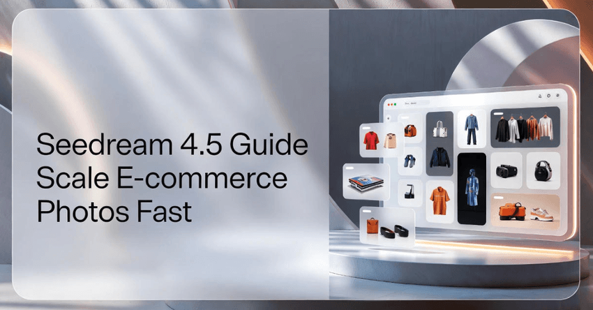 Seedream 4.5 Guide: Scale E-commerce Photos Fast