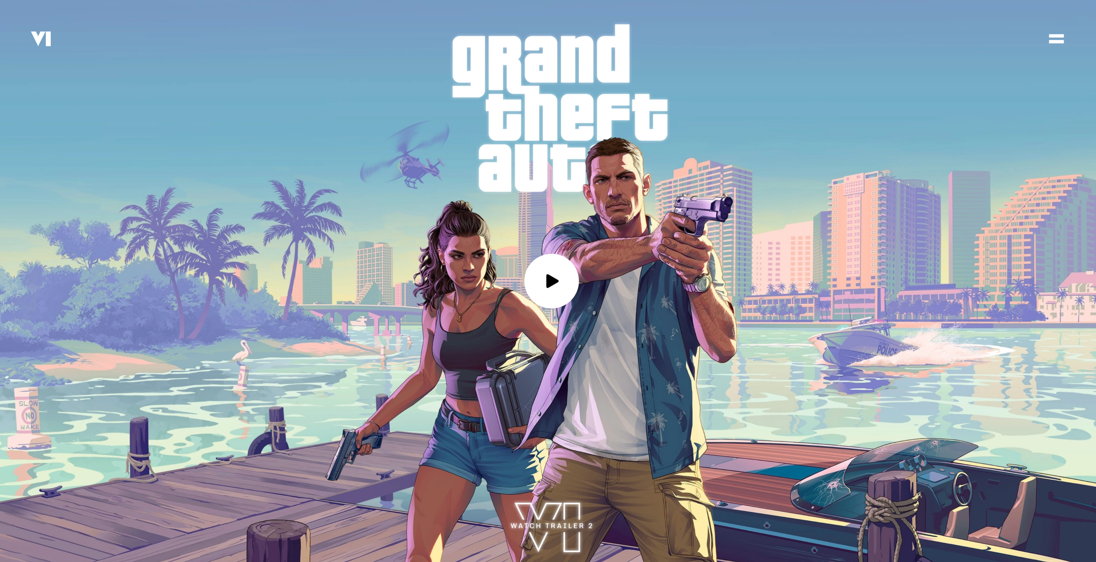 GTA VI ბევ-გვერდის აწყობა GSAP - ით