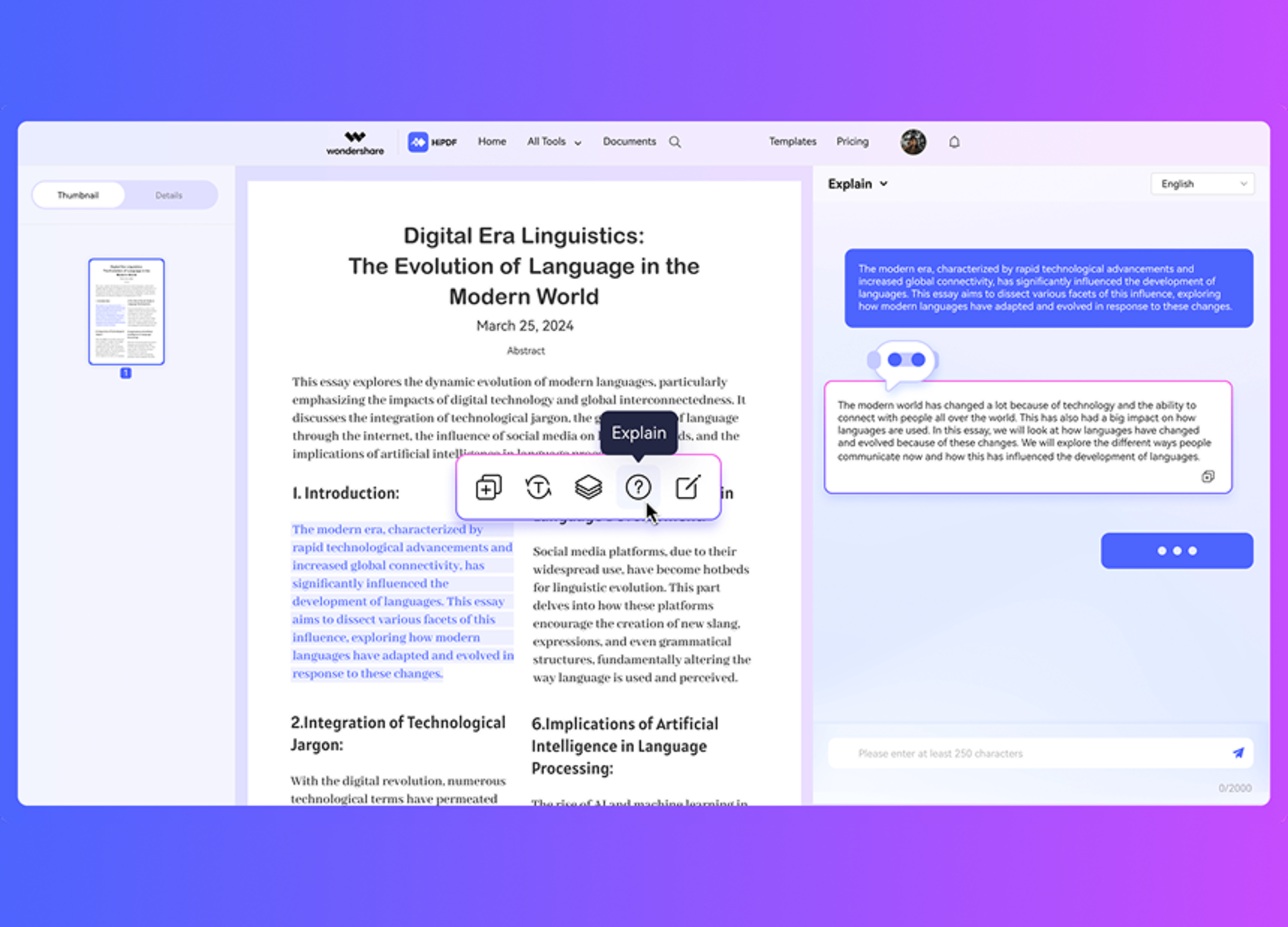 AI content creation tool for blogs and newsletters