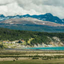 Tolhuin, Lago Fagnano, en Ushuaia, Tierra de Fuego, Argentina