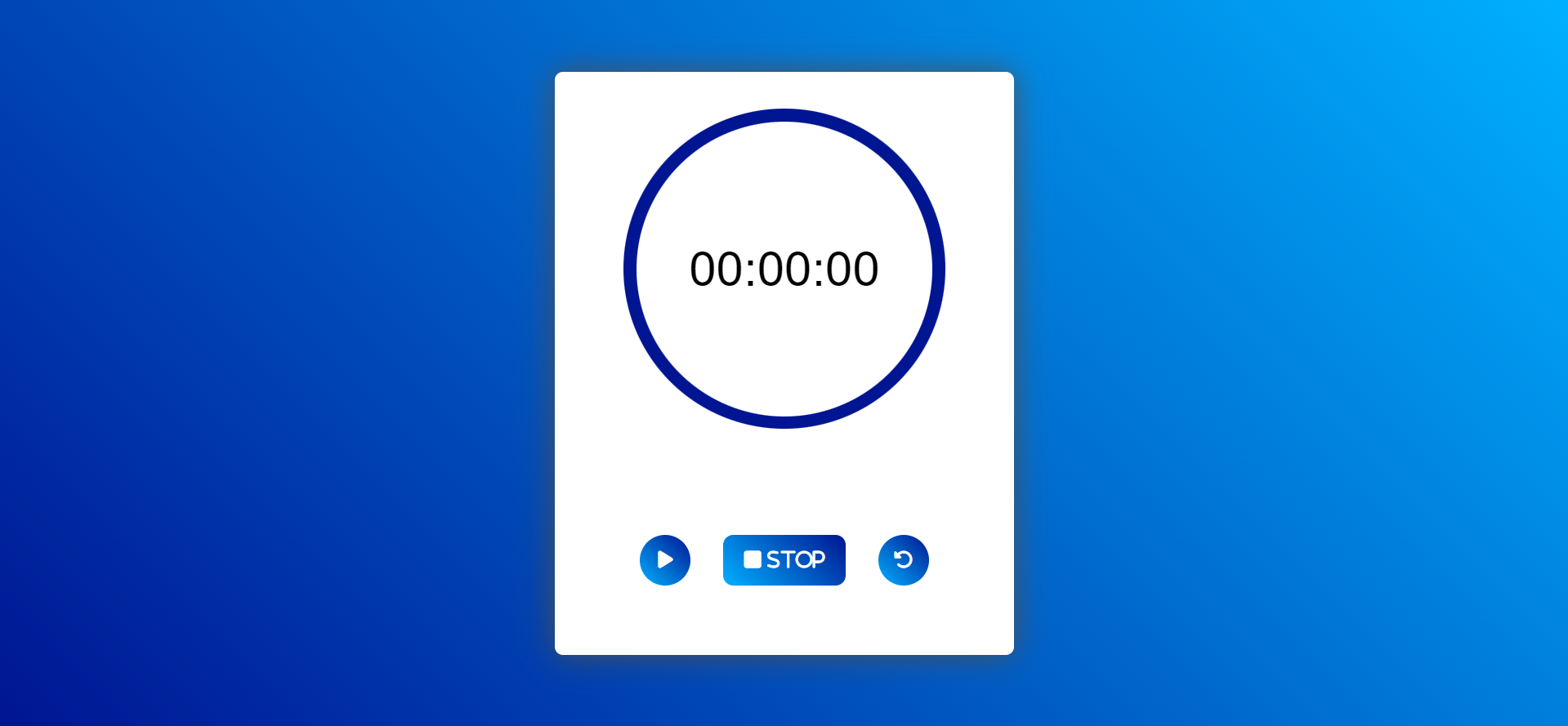 GitHub amitmahapatra1999/Stopwatch Simple Stopwatch using HTML, CSS, JS.