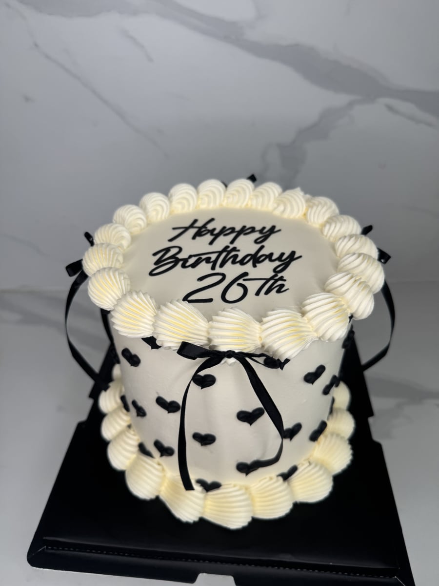 Layer cake a Noeud avec petit coeur