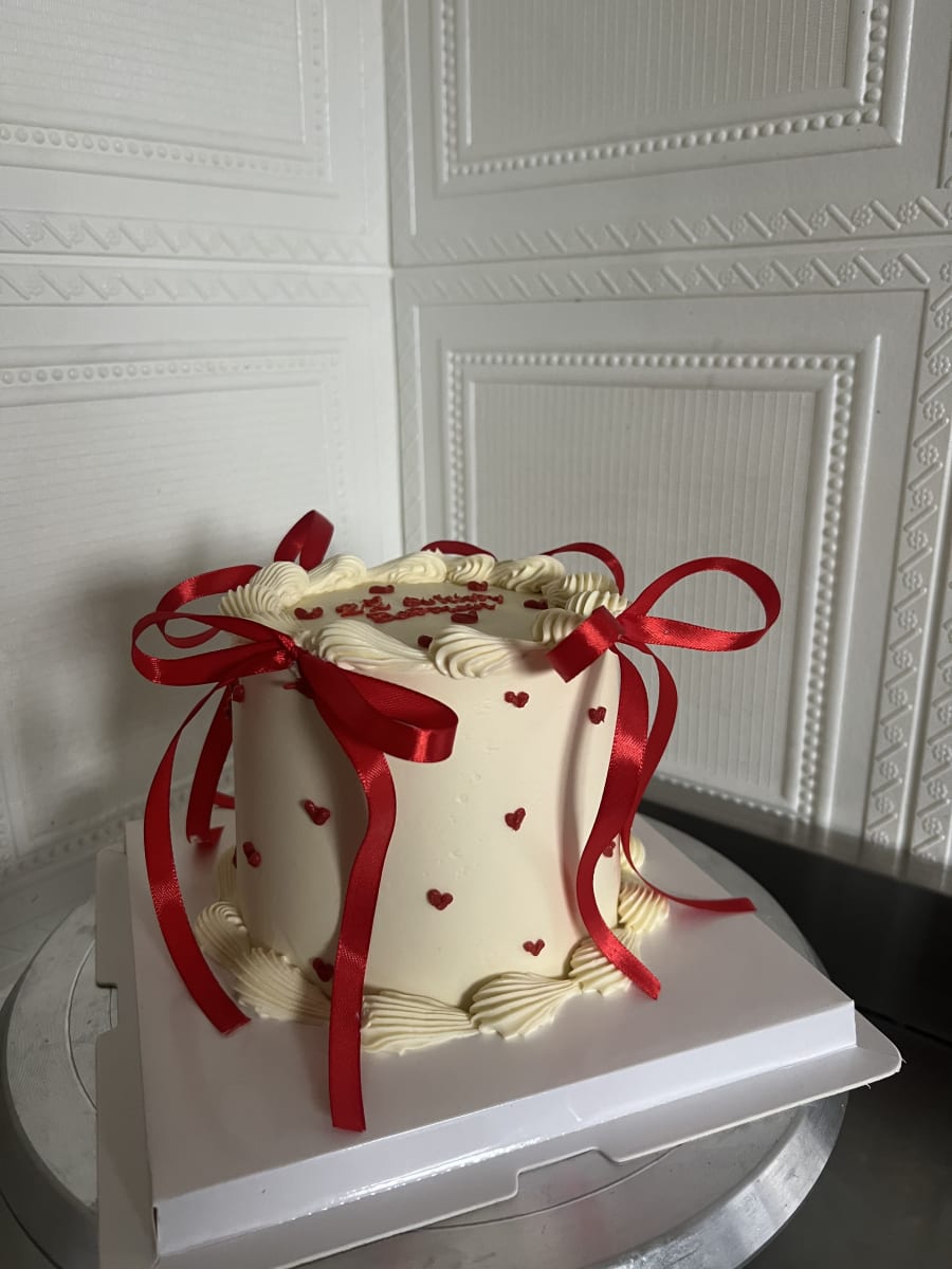 Coquette cake avec noeuds