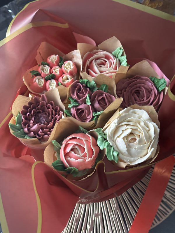 cupcake fourré et décoré