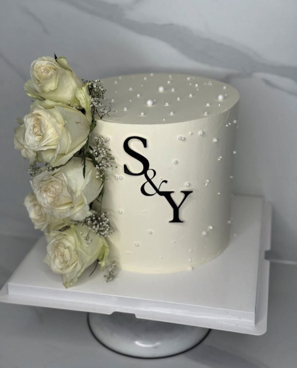 Layer cake Mariage simple
